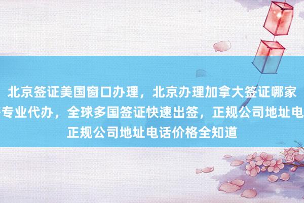 北京签证美国窗口办理，北京办理加拿大签证哪家好，华网旅签专业代办，全球多国签证快速出签，正规公司地址电话价格全知道